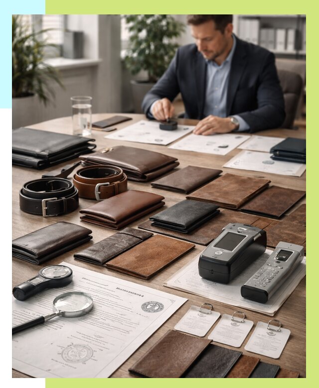 Сертификация кожаных изделий в Балашове от 12203 р. | Алешин-Бла