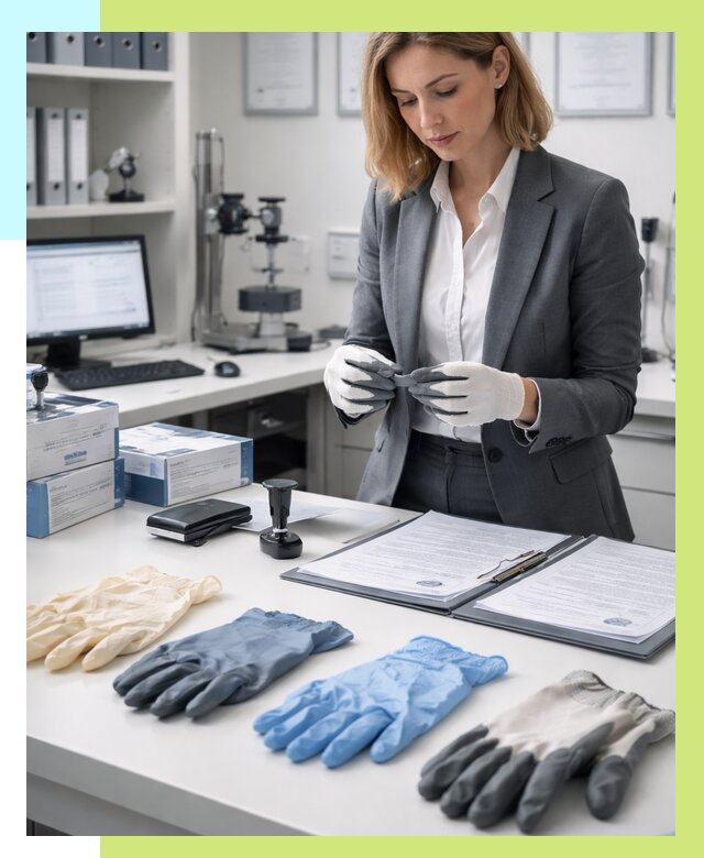 Сертификация перчаток в Балашове от 8644 р. | Алешин-Бла