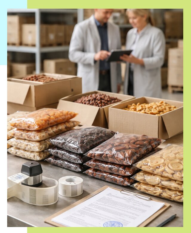 Сертификация сухофруктов в Балашове от 12203 р. | Алешин-Бла под ключ