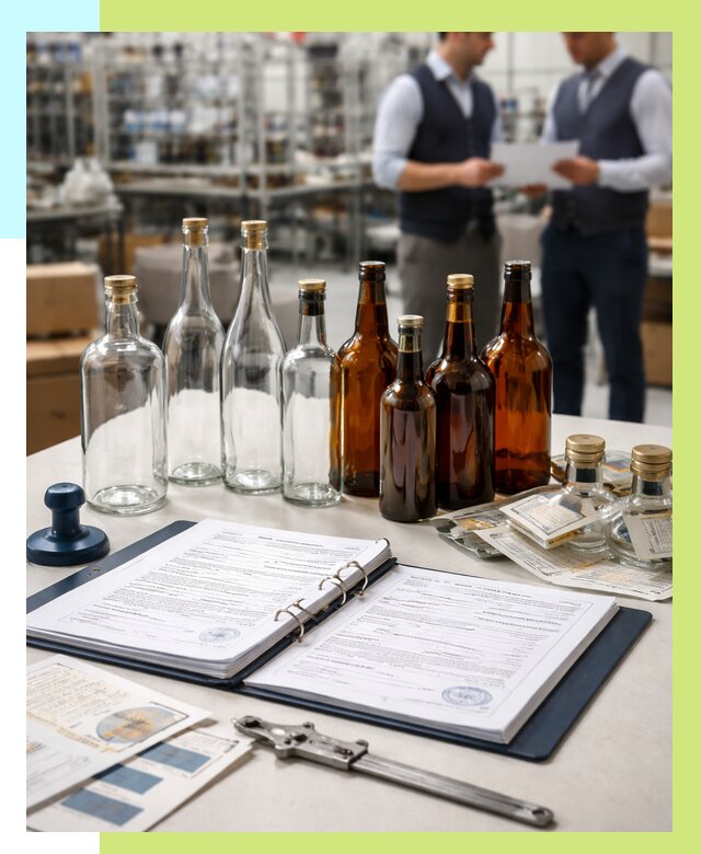 Сертификация стеклянных бутылок в Балашове от 25423 р. | Алешин-Бла