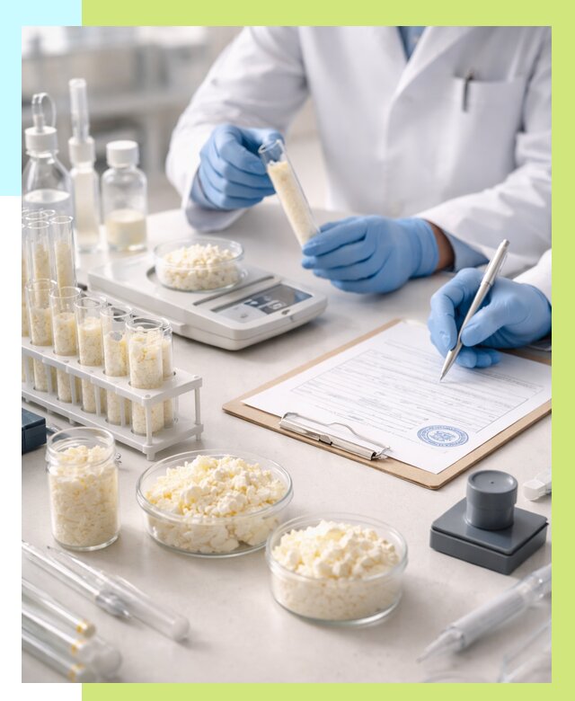 Сертификация творога в Балашове от 12203 р. под ключ | Алешин-Бла