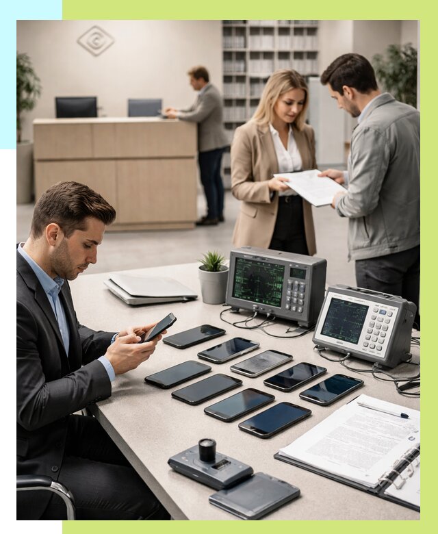 Сертификация телефонов в Балашове от 25423 р. под ключ | Алешин-Бла