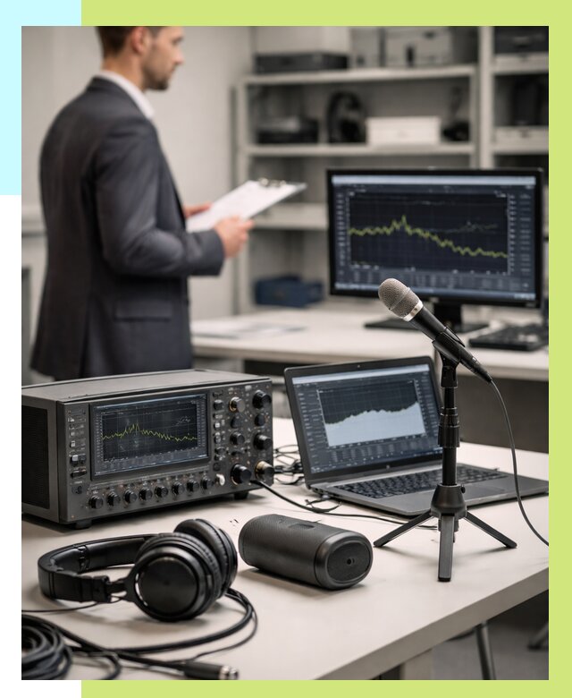 Сертификация аудиотехники в Балашове от 15254 р., Алешин-Бла