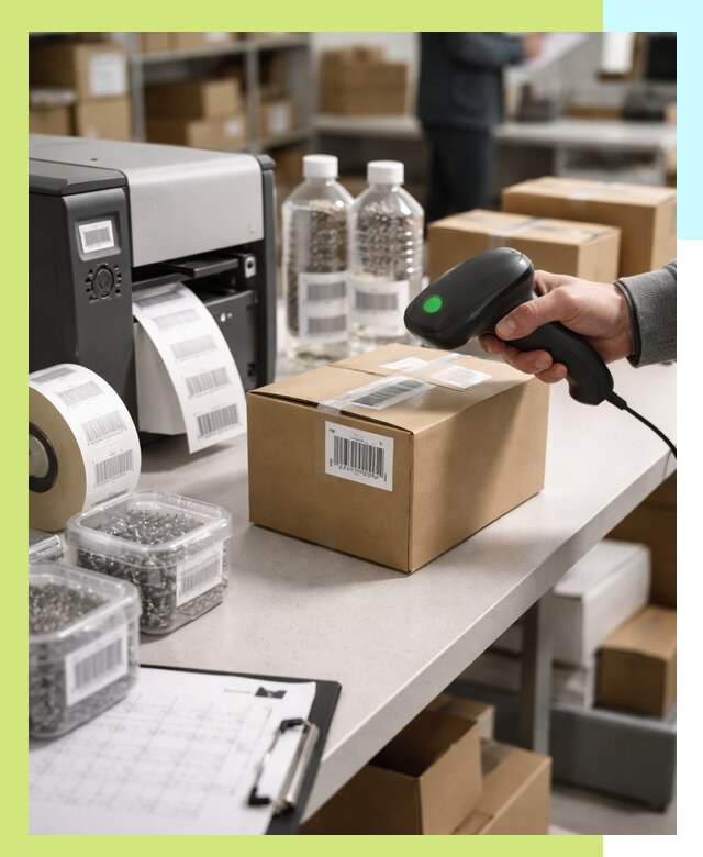 Штрихкодирование продукции и маркировка для продажи в Балашове