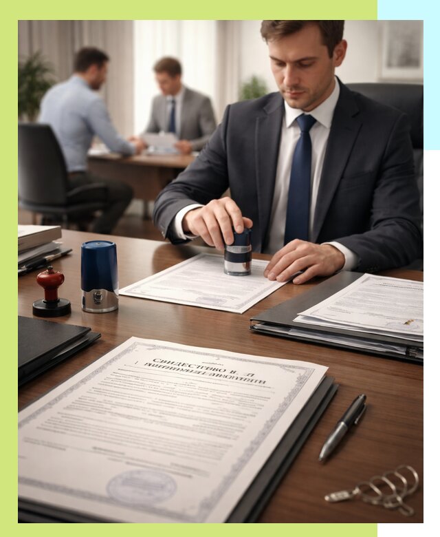 Оформление свидетельства о государственной регистрации в Балашове