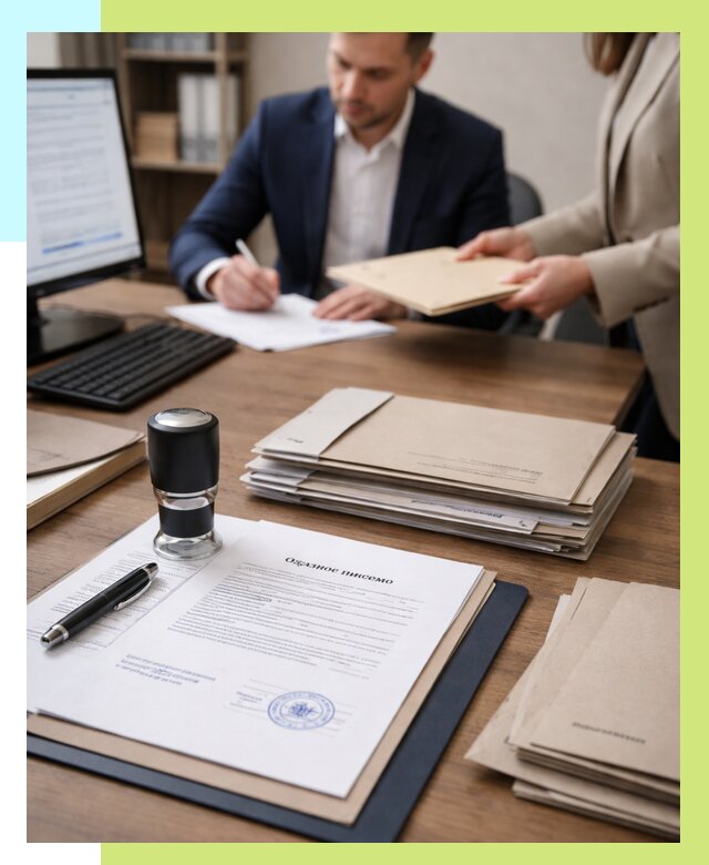 Отказное письмо для таможни в Балашове от 3051 р, Алешин-Бла