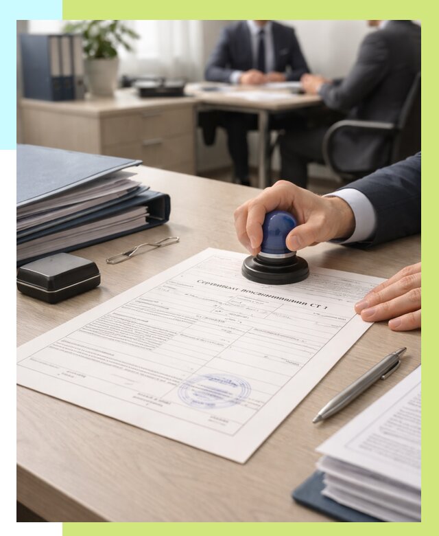 Сертификат происхождения СТ 1 в Балашове от 4576 р. | Алешин-Бла