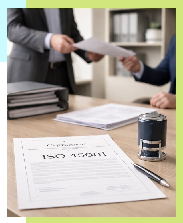 Сертификат ISO 45001 в Балашове под ключ от 45761 р. | Алешин-Бла