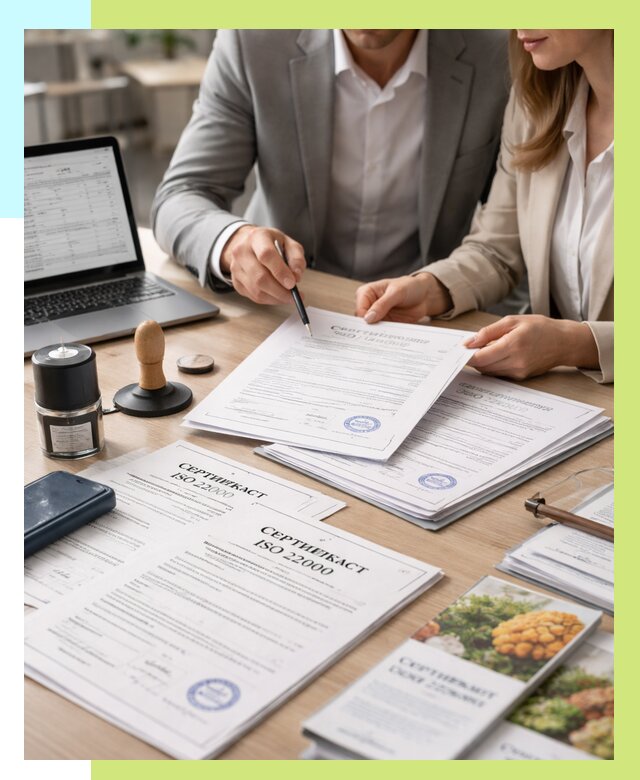 Сертификат ISO 22000 в Балашове от 40676 р. под ключ | Алешин-Бла