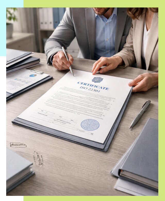 Сертификат ISO 22301 в Балашове от 45761 р. | Алешин-Бла срочно