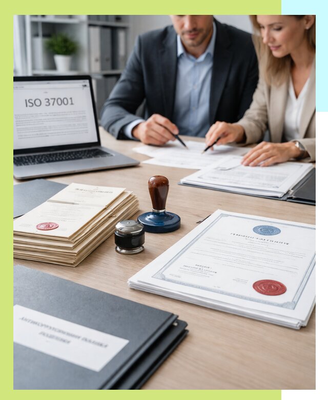 Получение сертификата ISO 37001 по системе борьбы с коррупцией в Балашове