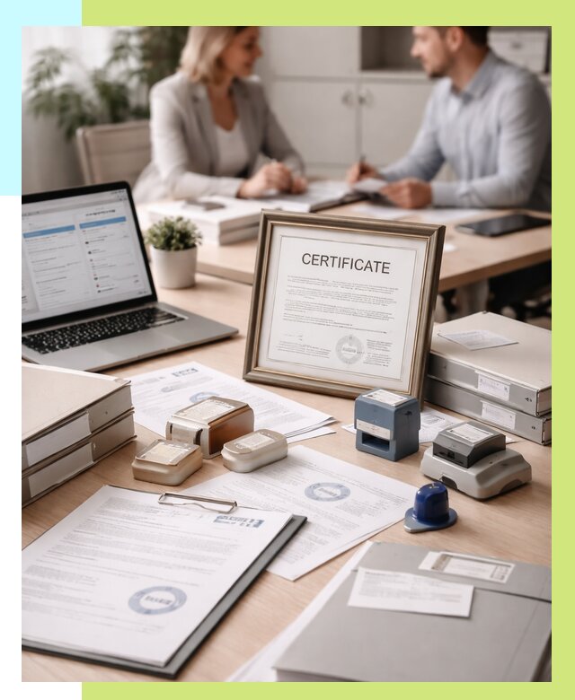 Сертификация компании в Балашове от 45761 р. | Алешин-Бла — заказ